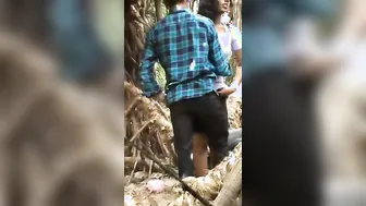 Wild Sex Session With My Wife In Backyard At Night