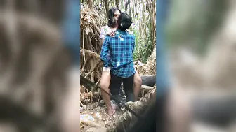 Wild Sex Session With My Wife In Backyard At Night