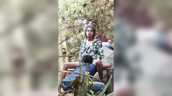 Indian Couples Having Wild Sex In Park At Dusk