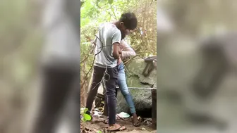 Desi Couple Making Out And Fucking In Park Bushes