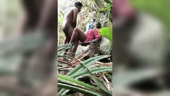 Desi Couple Lost In Jungle Fucking Wildly Naked