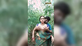 Indian Desi Couple Fucking Passionately Under Open Sky