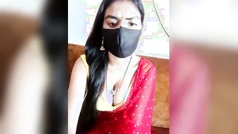 Big Boobed Bhabhi Riding Cock In Tight Red Sari