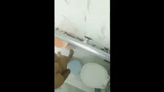 Spying On My Real Aunty Naked In Shower Touching Her Curves