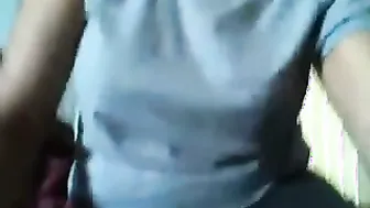 Married Woman Video Calling Hubby Overseas While I Fuck Her