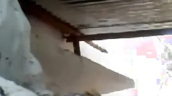 My Neighbors Wife Bathing Outside While I Filmed Her Naked