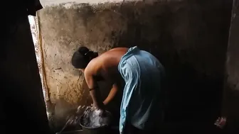 Catching My Hot Aunty Taking Shower Rubbing Her Thick Body