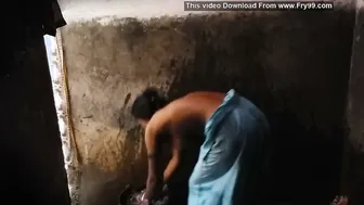 Catching My Hot Aunty Taking Shower Rubbing Her Thick Body