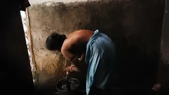 Catching My Hot Aunty Taking Shower Rubbing Her Thick Body