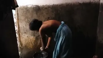 Catching My Hot Aunty Taking Shower Rubbing Her Thick Body