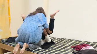 Horny Aunty Catches Thief And Rides His Cock For Rough Anal