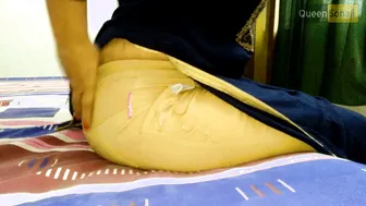 Drilling My Wife's Thick Aunt Oiled Up And Screaming