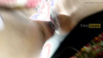 Village Aunty Squirting Hard While Fucking Dildo In Moving Car