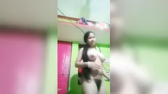 Indian Wifey With Huge Nipples Showing Off Her Big Tits