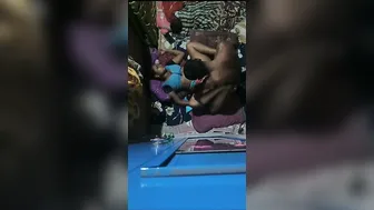 Wife In Blue Saree Riding Her Husbands Dick Like A Whore
