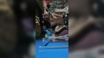 Wife In Blue Saree Riding Her Husbands Dick Like A Whore