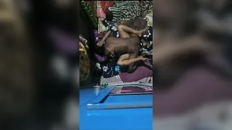 Wife In Blue Saree Riding Her Husbands Dick Like A Whore