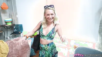 Finding My Naughty Stepaunt Using Her Vibrator At Home