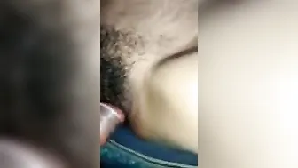 Hairy Pussy Aunty Taking Rough Pounding From Young Stud