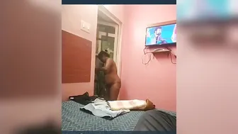 Catching My Tamil Aunty Getting Naked For Her Young Lover