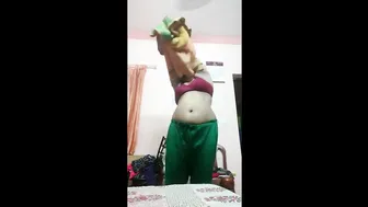 Catching My Thick Aunty Changing Clothes In Her Bedroom Alone