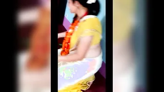 Nepali Milf Showing Off Her Soft Belly And Big Natural Tits