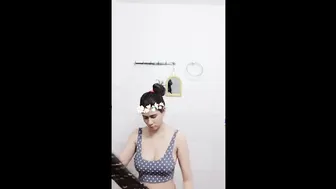 Naughty Aunty Caught Bathing Naked In Bathroom On Hidden Cam