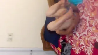 Mallu Aunty Spreading Her Thick Thighs Getting Pounded Hard