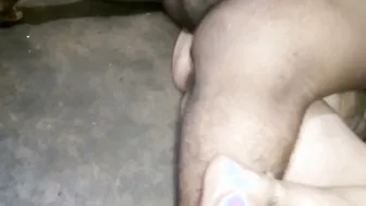 Laying Married Aunty Flat On Floor And Fucking Her Rough