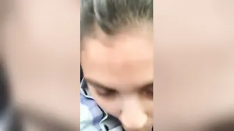 Married Aunty Giving Sloppy Blowjob Inside Parked Car