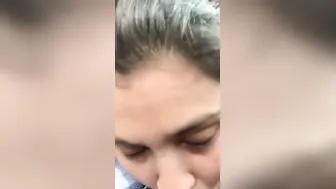 Married Aunty Giving Sloppy Blowjob Inside Parked Car