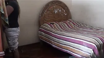 Mature Woman Caught Naked After Shower In Bedroom Exposed