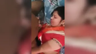 Aunty In Saree Sucking My Friend's Husband's Big Thick Cock
