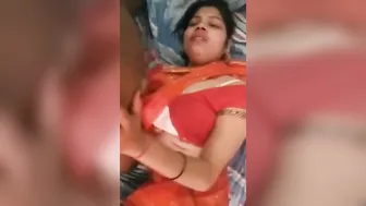 Aunty In Saree Sucking My Friend's Husband's Big Thick Cock