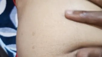 Village Stepaunty Begging For Tit Massage Under Red Blouse