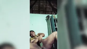 South Indian Aunty Masturbating With Cream Bottle Caught On Cam