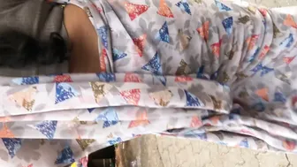 Sexy Milfs Flashing Tits And Ass At The Local Market Today