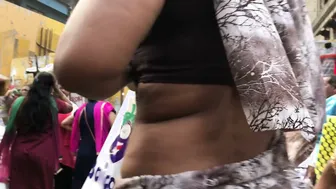 Sexy Milfs Flashing Tits And Ass At The Local Market Today