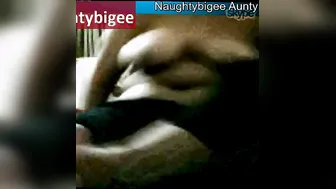 Married Slut On Skype Call Pleasuring Herself For Her Man
