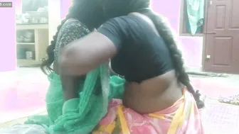 Indian Aunties Getting Naughty Together In Lesbian Action