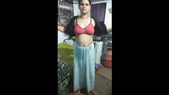 Horny Telugu Milf Stripping Her Clothes Teasing My Dick