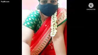 Marathi Babe Divya Looking Sexy As Fuck In Red Saree Tonight