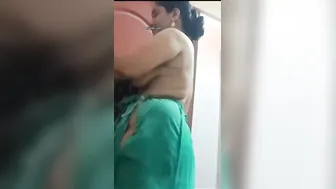 Tamil Milf Showing Off Her Massive Natural Tits On Camera