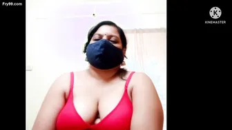 Desi Married Woman Stripping Naked And Showing Everything