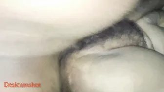 Pounding Hairy Aunty Pussy Hard Until She Creams On My Dick