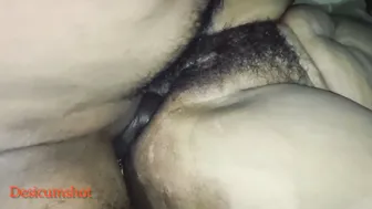 Pounding Hairy Aunty Pussy Hard Until She Creams On My Dick