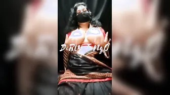 Telugu Aunty Doing Naughty Tango Show Stripping Everything Off