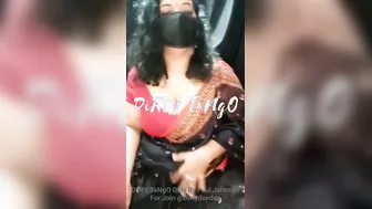 Telugu Aunty Doing Naughty Tango Show Stripping Everything Off