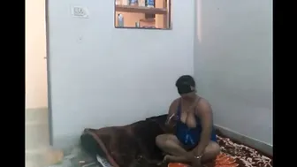 Mature Aunty Seducing Young Stud Taking His Hard Cock