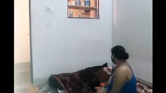Mature Aunty Seducing Young Stud Taking His Hard Cock